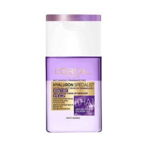 پاک کننده دو فاز آرایش چشم و لب هیالورونیک اسید لورال مدل L’Oreal Paris Hyaluron Specialist حجم 125 میل