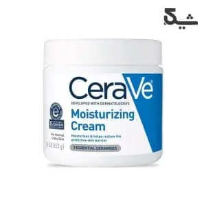 کرم مرطوب کننده و ترمیم کننده پوست صورت و بدن سراوی مدل CeraVe Moisturizing Cream