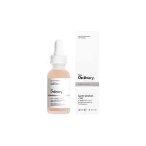 سرم لایه بردار و مرطوب کننده اوردینری اسید لاکتیک مدل The Ordinary Lactic Acid 5% + HA حجم 30 میل