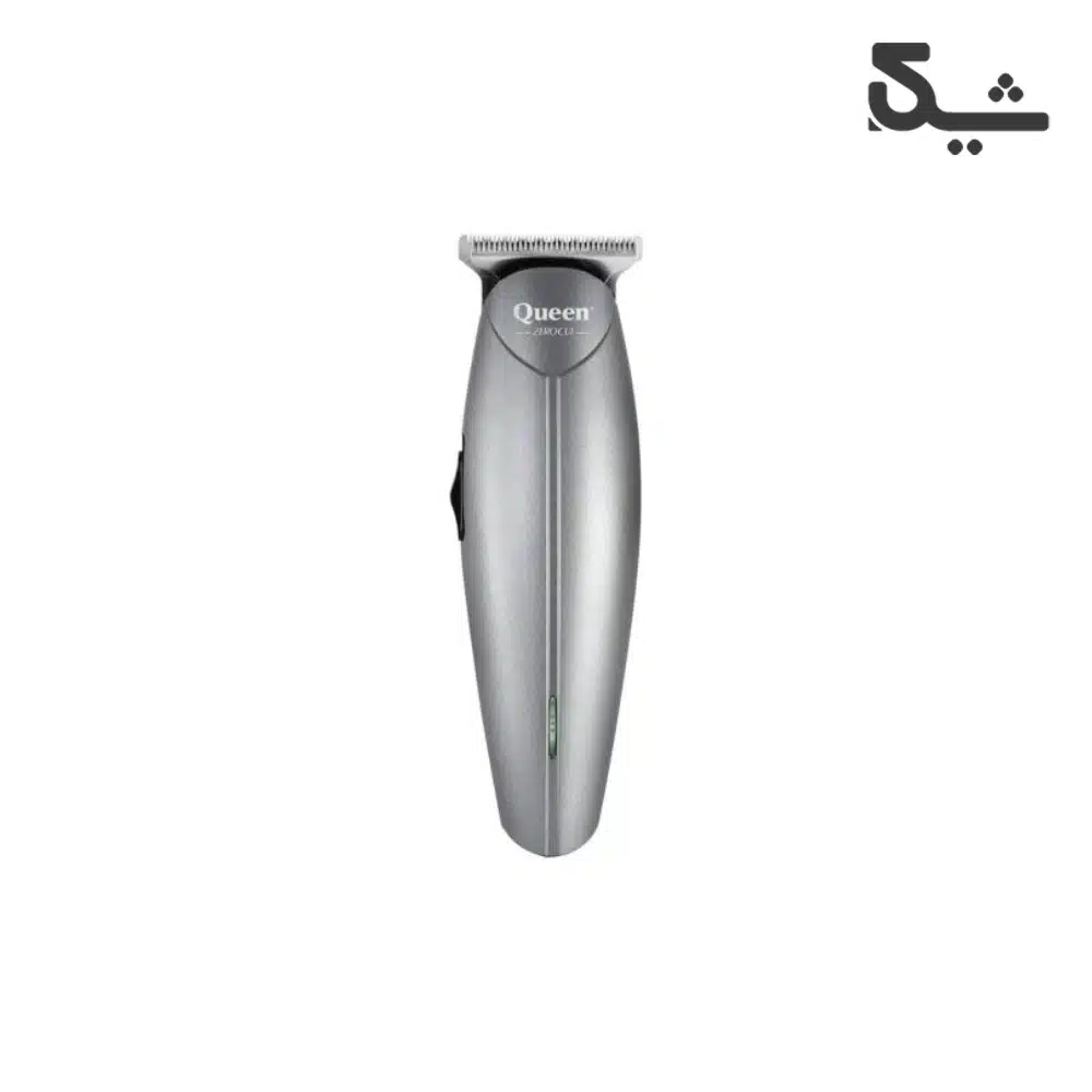 ماشین اصلاح زیرو کات برند کویین مدل HC002 نقره ای روشن ماشین اصلاح زیرو کات برند کویین مدل HC002 نقره ای روشن