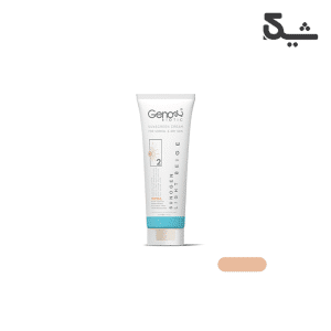 کرم ضد آفتاب رنگی سانوژن SPF50 مناسب پوست خشک و معمولی