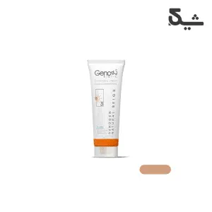 کرم ضد آفتاب رنگی سانوژن SPF50 مناسب پوست چرب و مختلط بژ طبیعی