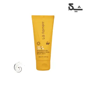 کرم ضد آفتاب و ضد لک بی رنگ لافارر SPF50 مناسب پوست‌های خشک و معمولی