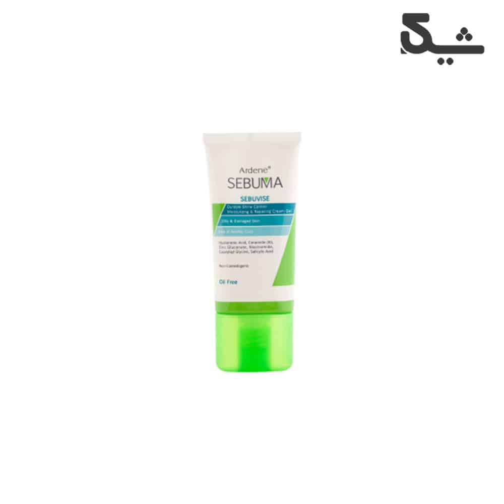 Ardene-Sebuma-Sebuvise-Moisturizing-And-Repairing-Cream-Gel-For-Oily-And-Damaged-Skin-40ml-Khanoumi-2024127134138921 کرم ژل مرطوب کننده آردن مناسب پوست چرب و آسیب دیده حجم 40 میلی لیتر