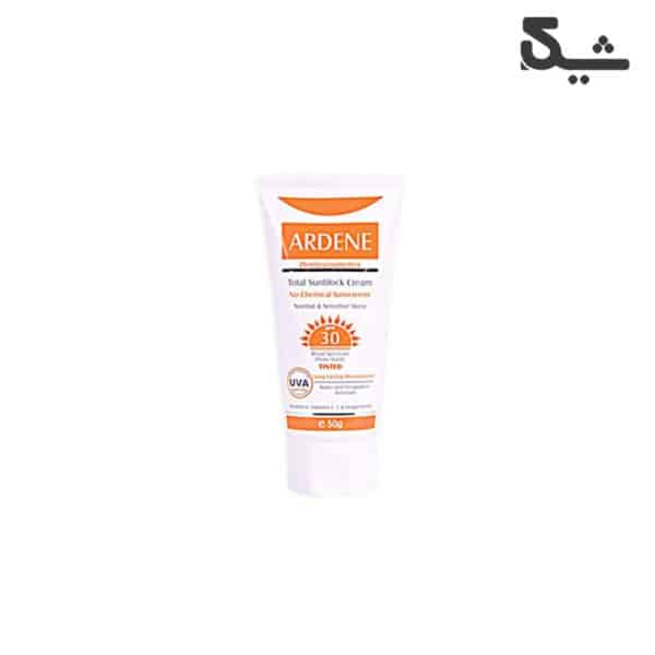 کرم ضد آفتاب رنگی آردن با SPF30 مناسب پوست نرمال و حساس حجم 50 گرم