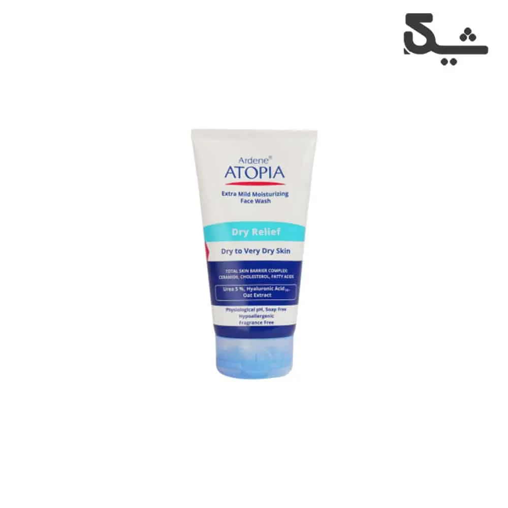 f18baa0033554f21b8d72ed546017410 شوینده صورت مرطوب کننده اوره 5% مدل Dry Relief اتوپیا آردن