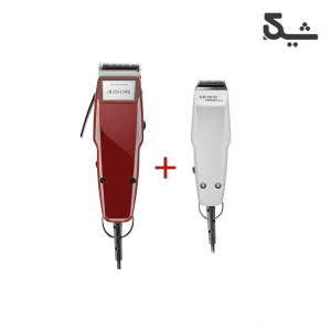 پک حرفه‌ای اصلاح موزر شامل دستگاه Moser 1400 و Mini Primat
