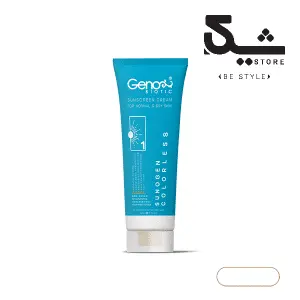 کرم ضد آفتاب بی‌ رنگ سانوژن SPF50 مناسب پوست خشک و معمولی 50 میلی لیتر