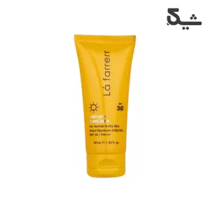 کرم ضدآفتاب و ضدلک بی‌رنگ SPF30 پوست‌های خشک و معمولی لافارر 40 میلی لیتر