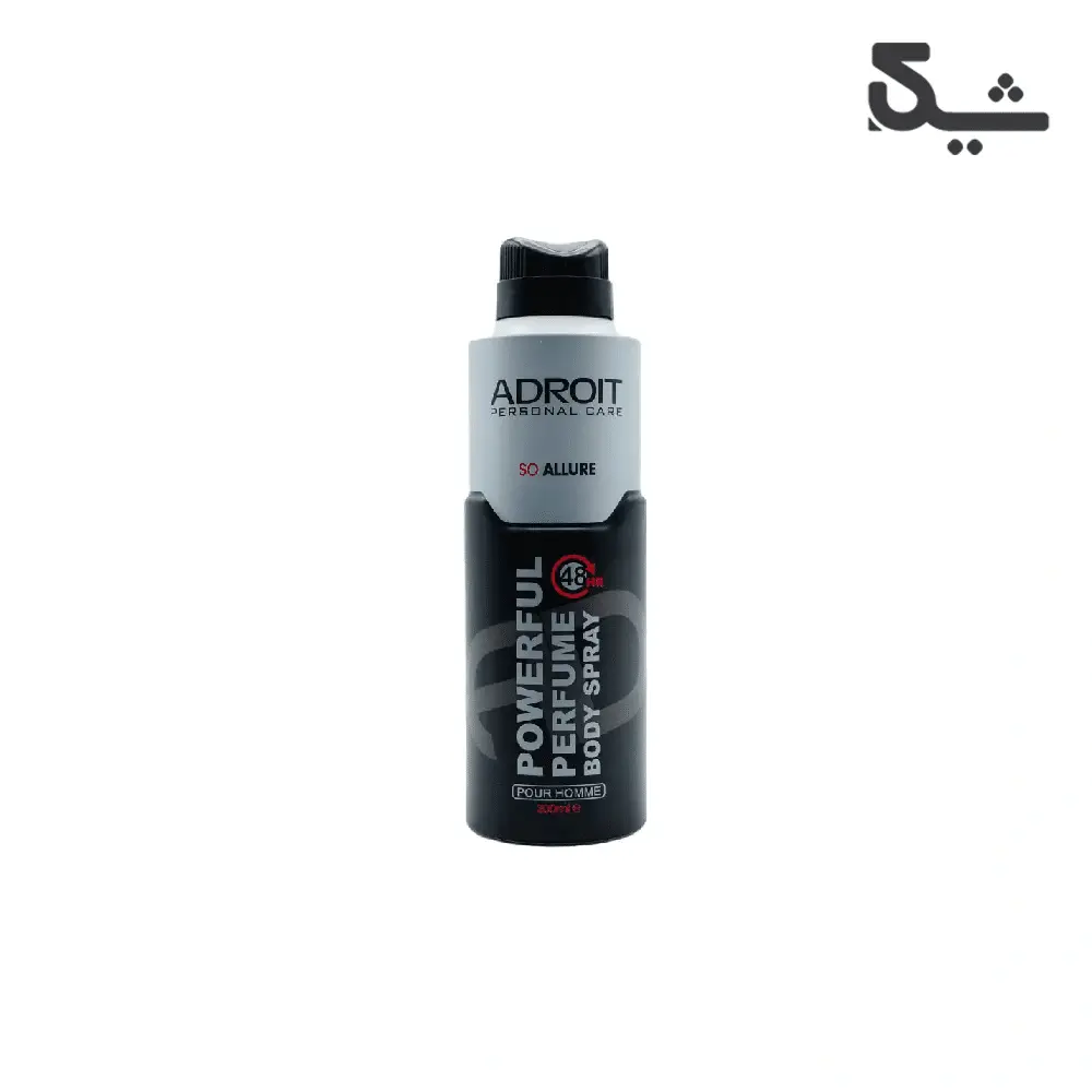 اسپری بدن مردانه ادرویت مدل so allure اسپری بدن مردانه ادرویت مدل so allure