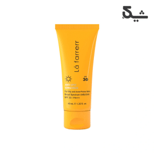 کرم ضدآفتاب و ضدلک بی‌رنگ SPF30 پوست‌های چرب لافارر 40 میلی لیتر