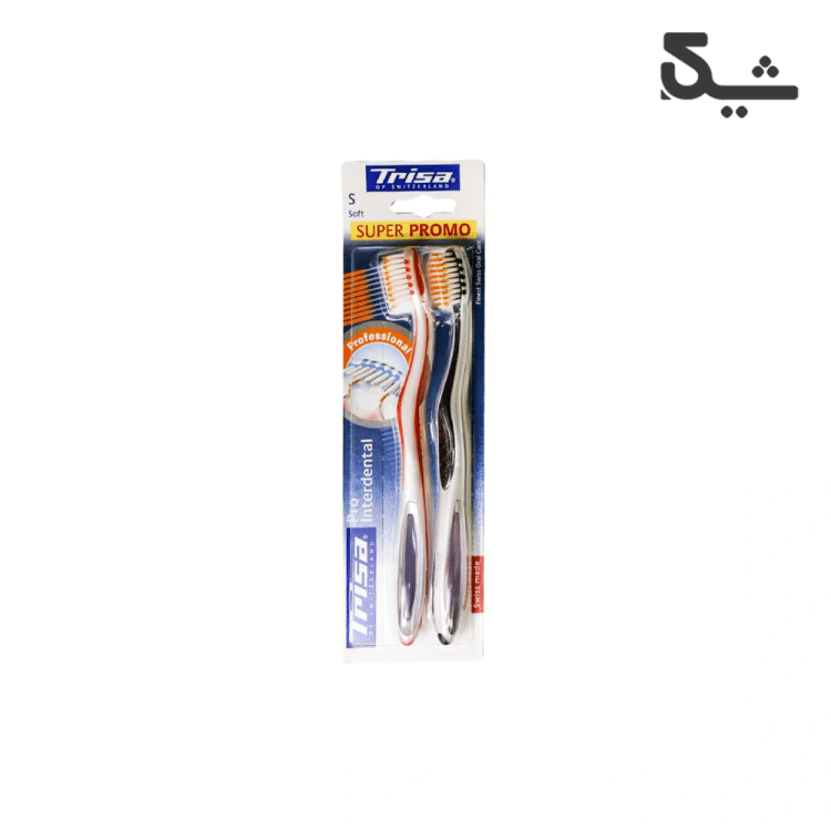 مسواک دو تایی نرم پرو اینتردنتال تریزا