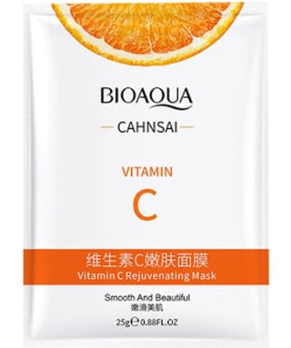ماسک ورقه ای پرتقال ویتامین سی بیوآکوا ۲۵ گرم
