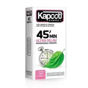 کاندوم تاخيري کاپوت مدل 45 دقيقه بسته 12 عددي