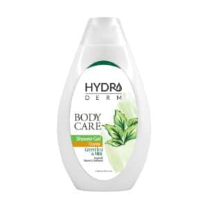 شامپو بدن کرمی هیدرودرم مدل چای سبز و نعناع حجم ۵۰۰ میلی لیتر