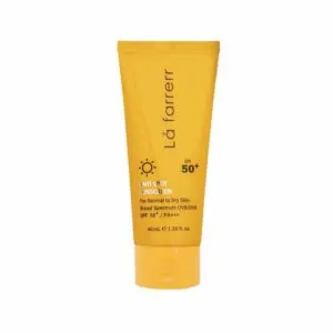 کرم ضد آفتاب و ضد لک SPF50 لافارر مناسب پوست های خشک و معمولی