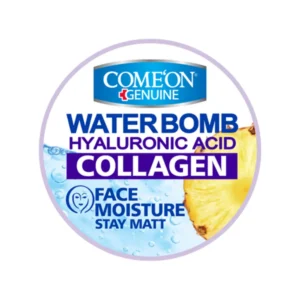 کرم صورت کامان مدل بمب آبرسان حاوی هیالورونیک اسید و کلاژن با عصاره آناناس حجم 200 میلی لیتر