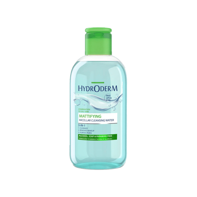 میسلار واتر 3 در 1 هیدرودرم مدل Mattifying مناسب پوست چرب و مختلط