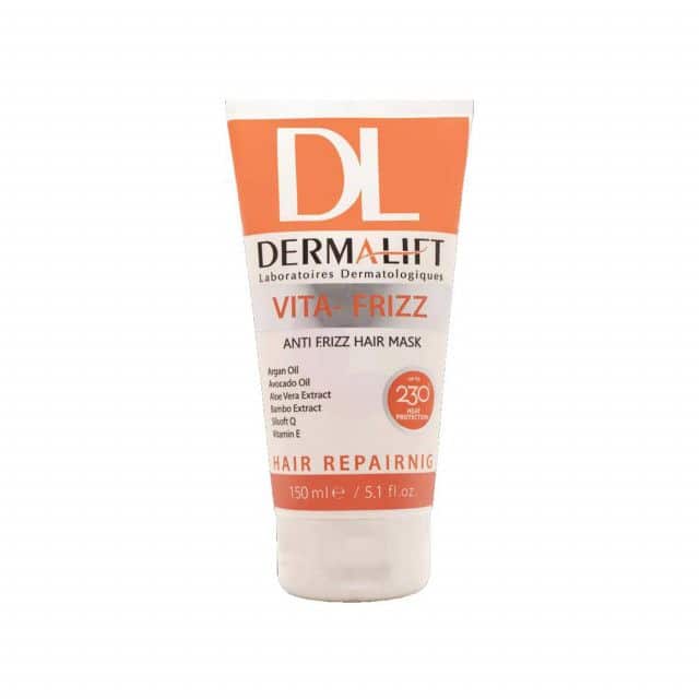 ماسک مو درمالیفت مدل Vita Frizz مناسب موهای وزدار حجم 150 میلی لیتر