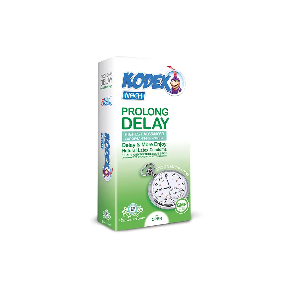 کاندوم تاخیری کدکس مدل پرولانگ دیلی بسته 12 عددی کاندوم تاخیری کدکس مدل پرولانگ دیلی بسته 12 عددی
