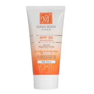 کرم ضد آفتاب بی رنگ SPF30 مای فاقد چربی ۵۰ میلی لیتر