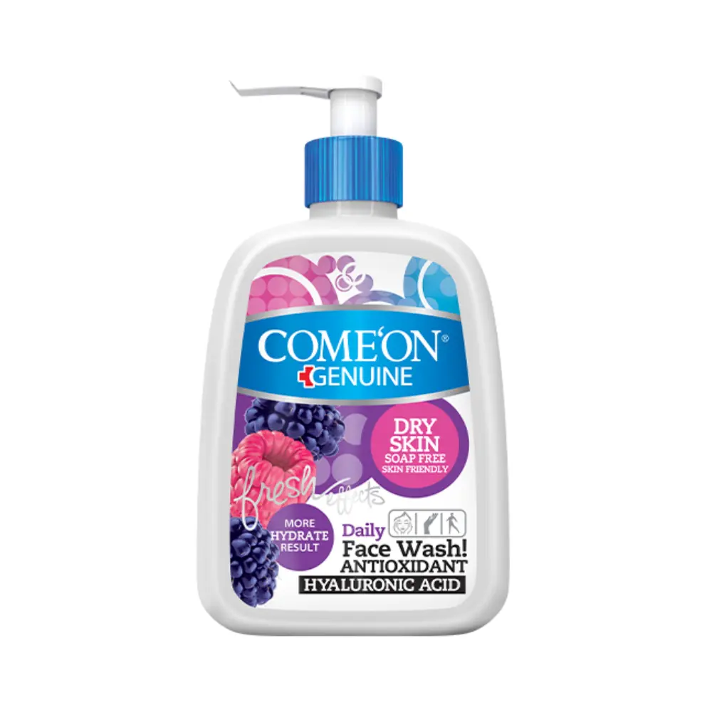 ژل شستشو صورت کامان مناسب پوست خشک حجم 500 میلی لیتر ژل شستشو صورت کامان مناسب پوست خشک حجم 500 میلی لیتر