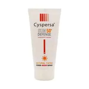 کرم ضد افتاب رنگی طبیعی و روشن کننده سیسپرسا با SPF50 حجم 50 میلی لیتر
