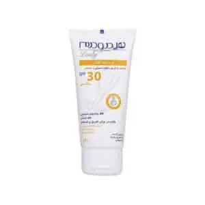 کرم ضد آفتاب رنگی هیدرودرم مدل سری لیدی مناسب پوست های نرمال و حساس SPF30 وزن ۵۰ گرم  رنگ طبیعی