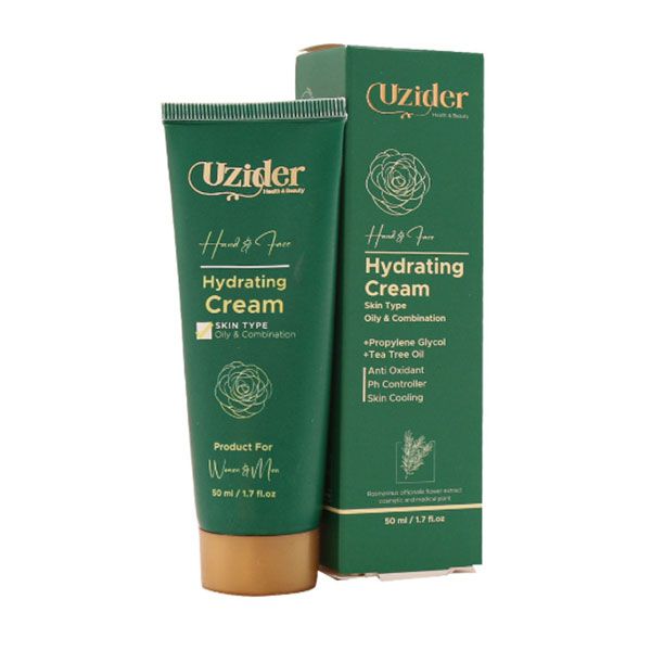 کرم آبرسان یوزیدر مناسب پوست چرب و مختلط حجم ۵۰ میلی لیتر کرم آبرسان یوزیدر مناسب پوست چرب و مختلط حجم ۵۰ میلی لیتر