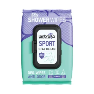 دستمال مرطوب خوشبو کننده بدن آمبرلا مدل Sport بسته 50 عددی