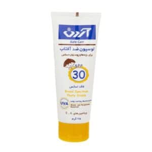 لوسیون ضد آفتاب SPF ۳۰ آردن مناسب کودکان و پوست های حساس وزن ۷۵ گرم