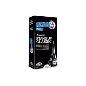 کاندوم کدکس مدل استند آپ کلاسیک بسته 12 عددی