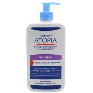 کرم مرطوب کننده و التیام بخش آردن سری Atopia مدل Sensipro حجم 500 میلی لیتر