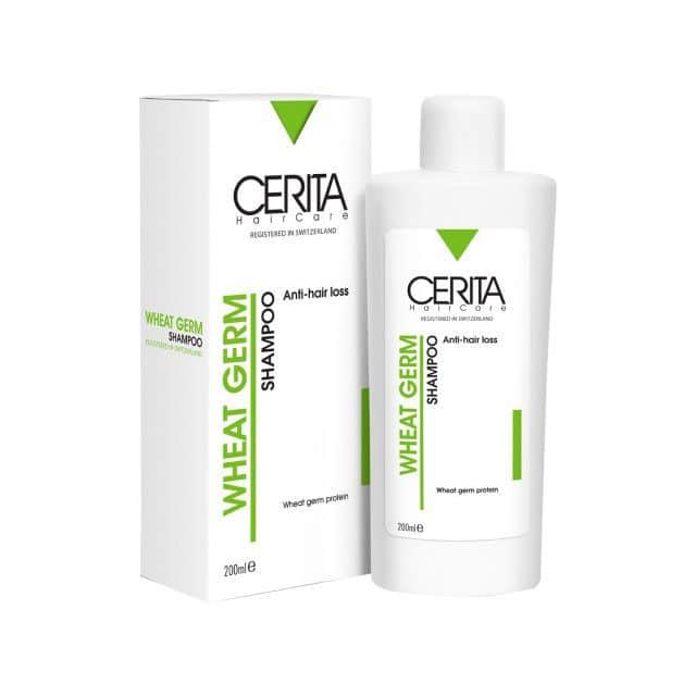 شامپو تقویت کننده و ضد ریزش سریتا مدل جوانه گندم حجم ۲۰۰ میلی لیتر